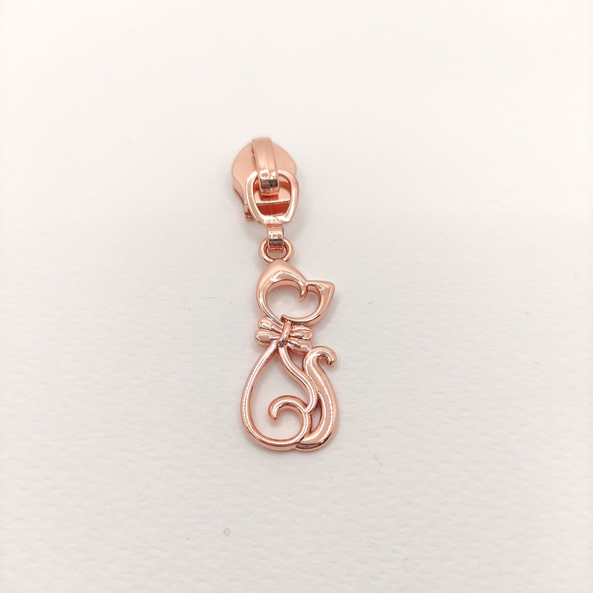 rose gold zipper pulls