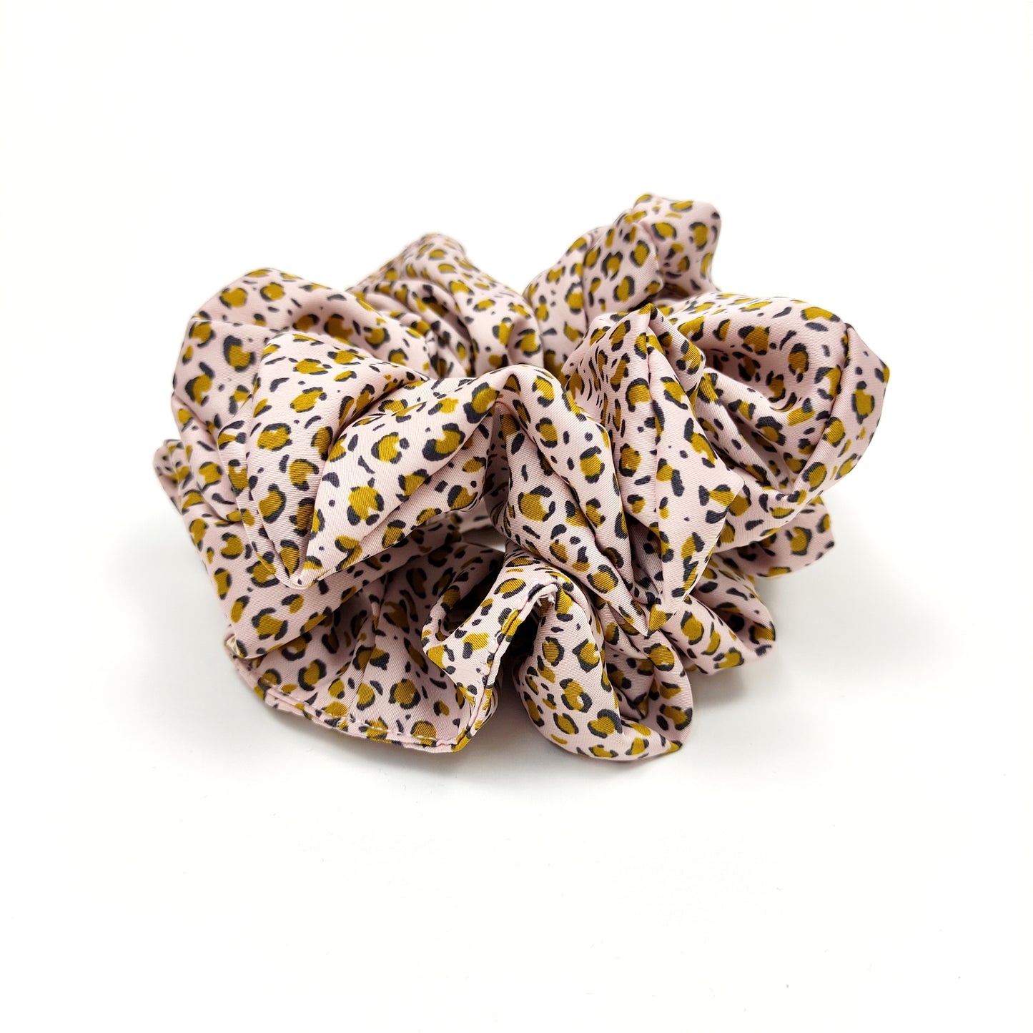 Scrunchie Ροζ Λεοπάρ