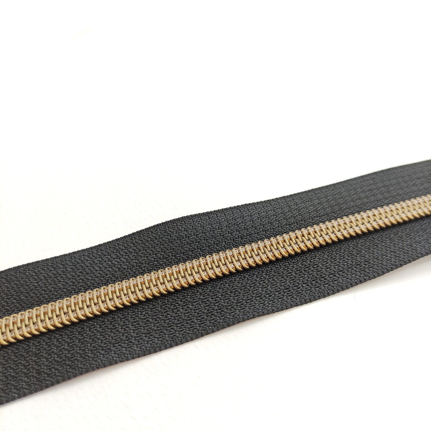 Bronze #5 zipper by the yard