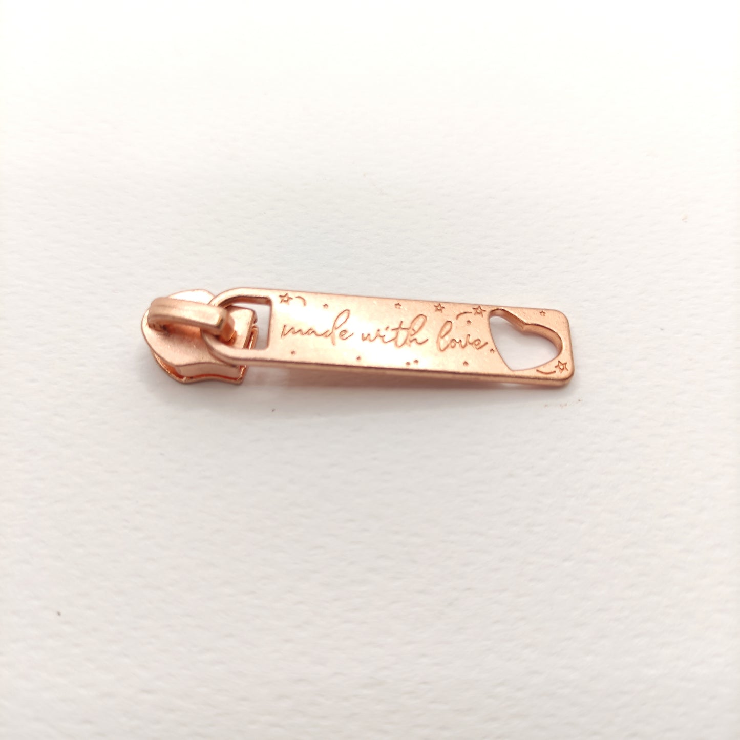 rose gold zipper pulls