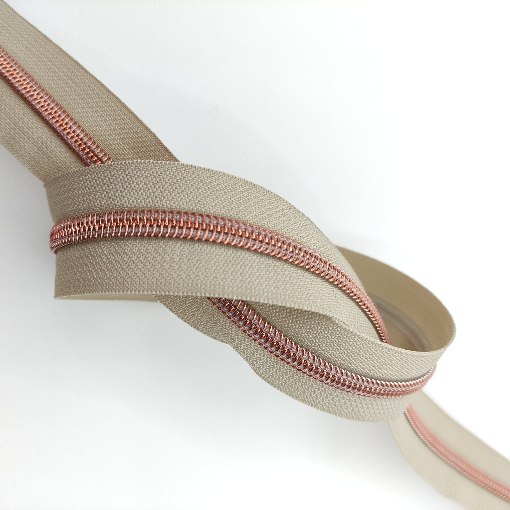 Rose Gold #5 zipper