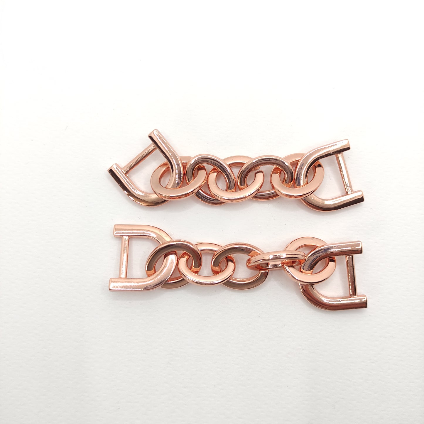 chain strap connector rose gold