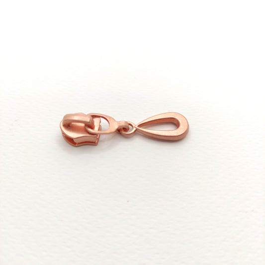 rose gold zipper pulls